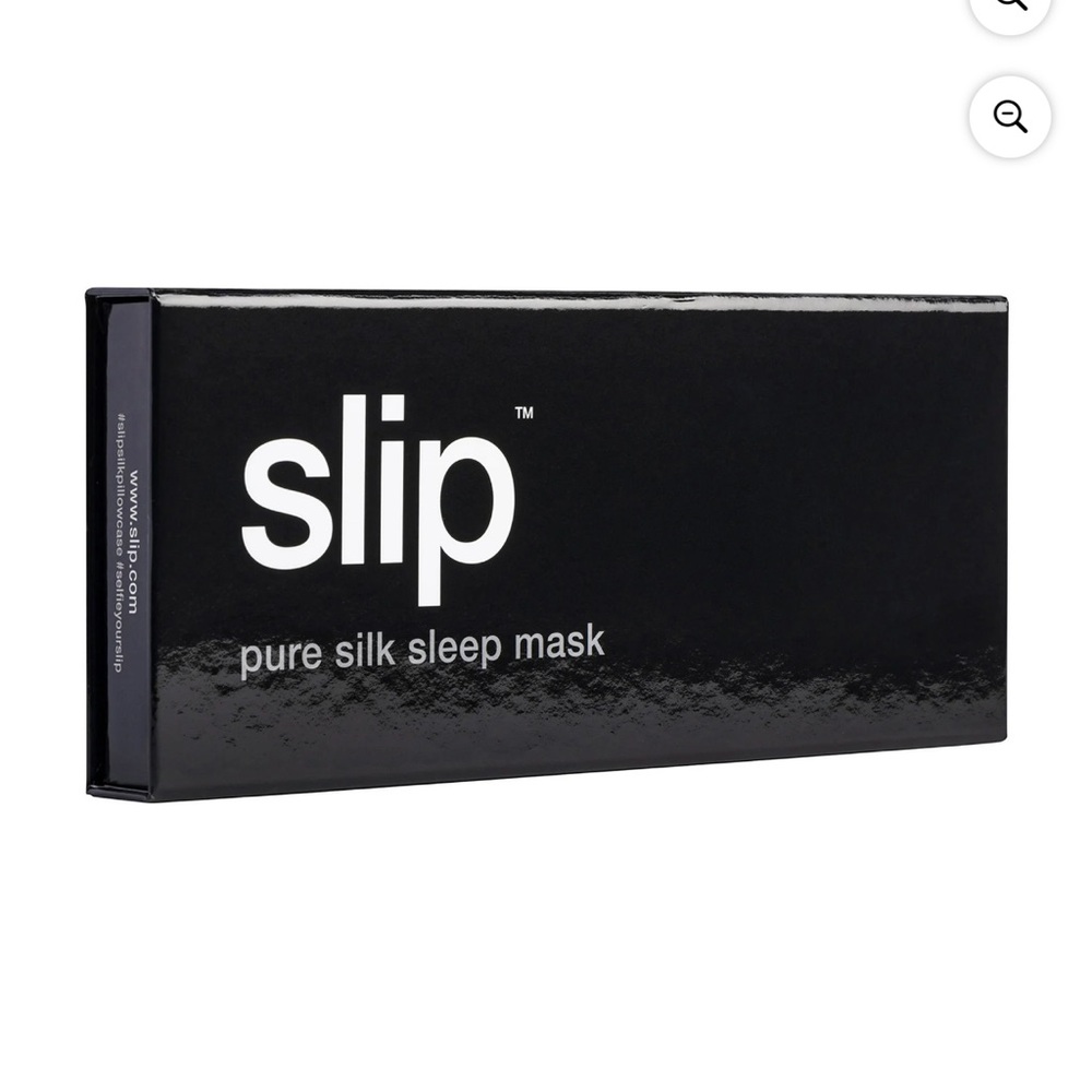 Slip Pure Silk Soft Sleep Eye Mask with Elastic Band, Black - Picture 4 of 9